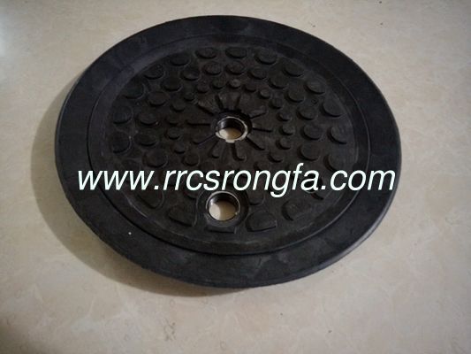 Rubber bonded metal parts